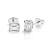 Emerald Cut Solitaire Diamond Stud Earrings - Gem-imas Diamond Jewellery