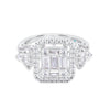 Tsarina Baguette and Round Diamond Engagement Ring - Gem-imas Diamond Jewellery