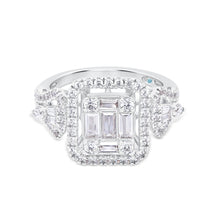  Tsarina Baguette and Round Diamond Engagement Ring - Gem-imas Diamond Jewellery