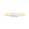 Letter G Morse Code Diamond Stacking Ring - Gem-imas Diamond Jewellery