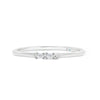 Letter G Morse Code Diamond Stacking Ring - Gem-imas Diamond Jewellery