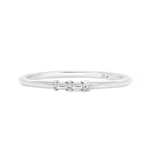  Letter G Morse Code Diamond Stacking Ring - Gem-imas Diamond Jewellery