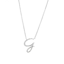  Love Letters - Diamond Initial Pendant G - Gem-imas Diamond Jewellery