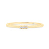 Letter H Morse Code Diamond Stacking Ring - Gem-imas Diamond Jewellery