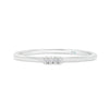 Letter H Morse Code Diamond Stacking Ring - Gem-imas Diamond Jewellery