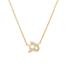  Arabic Diamond Pendant Letter 'H' (Ha) - Gem-imas Diamond Jewellery