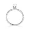 Oval Hidden Halo Diamond Engagement Ring - Gem-imas Diamond Jewellery