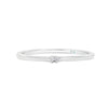 Letter I Morse Code Diamond Stacking Ring - Gem-imas Diamond Jewellery