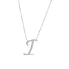 Love Letters - Diamond Initial Pendant I - Gem-imas Diamond Jewellery