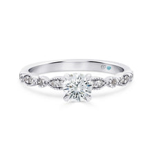  Isabella Vintage Solitaire Diamond Engagement Ring - Gem-imas Diamond Jewellery