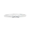 Letter K Morse Code Diamond Stacking Ring - Gem-imas Diamond Jewellery