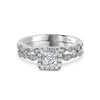 Layla Princess Halo Diamond Engagement Ring - Gem-imas Diamond Jewellery