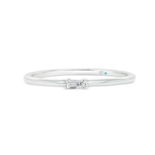  Letter N Morse Code Diamond Stacking Ring - Gem-imas Diamond Jewellery