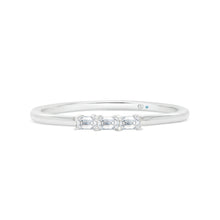  Letter O Morse Code Diamond Stacking Ring - Gem-imas Diamond Jewellery