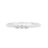 Letter P Morse Code Diamond Stacking Ring - Gem-imas Diamond Jewellery