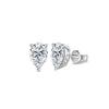 Pear Cut Solitaire Diamond Stud Eearrings - Gem-imas Diamond Jewellery