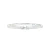 Letter R Morse Code Diamond Stacking Ring - Gem-imas Diamond Jewellery