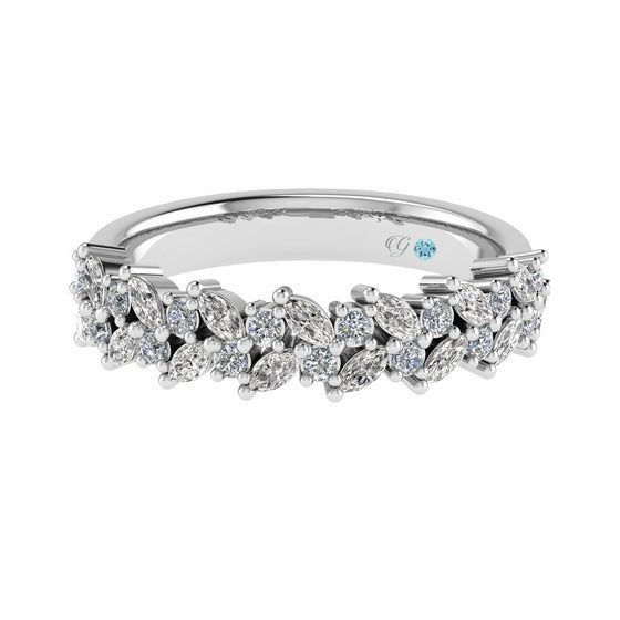 Marquise and Round DIamond Ring - Gem-imas Diamond Jewellery