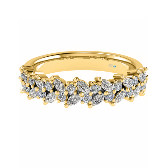 Marquise and Round DIamond Ring - Gem-imas Diamond Jewellery