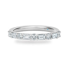  Baguette and Round Brilliant Eternity Ring - Gem-imas Diamond Jewellery