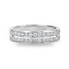 Double Row Channel Set Diamond Ring - Gem-imas Diamond Jewellery