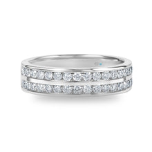  Double Row Channel Set Diamond Ring - Gem-imas Diamond Jewellery