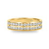 Double Row Channel Set Diamond Ring - Gem-imas Diamond Jewellery