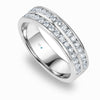 Double Row Channel Set Diamond Ring - Gem-imas Diamond Jewellery