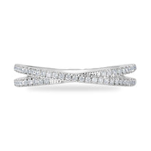  Crossover Pave Diamond RIng - Gem-imas Diamond Jewellery