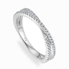 Crossover Pave Diamond RIng - Gem-imas Diamond Jewellery