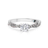 Raina Infinity Solitaire Diamond Engagement Ring - Gem-imas Diamond Jewellery