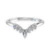 7 Stone Wishbone Diamond Ring - Gem-imas Diamond Jewellery