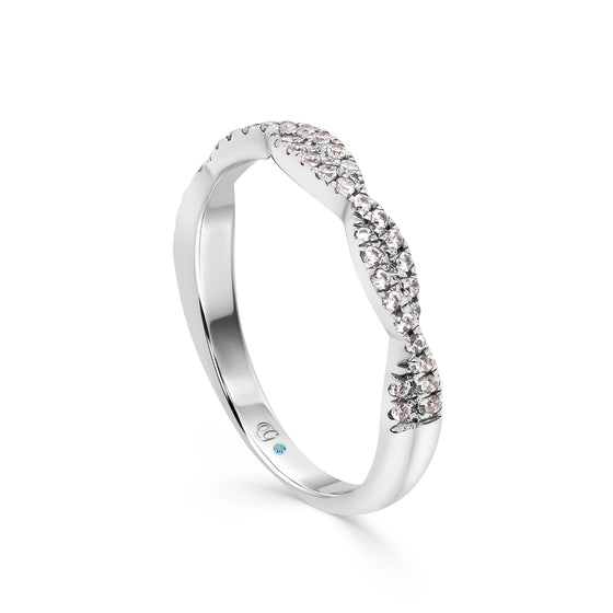 Intertwining Diamond Ring - Gem-imas Diamond Jewellery