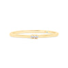 Letter S Morse Code Diamond Stacking Ring - Gem-imas Diamond Jewellery