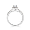 Emerald Cut Diamond Halo Engagement Ring - Gem-imas Diamond Jewellery