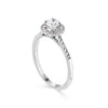 Round Brilliant Diamond Halo Engagement Ring - Gem-imas Diamond Jewellery