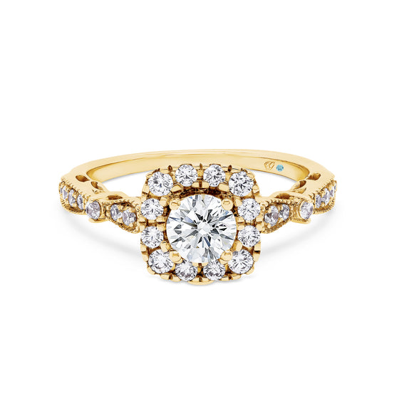 Sofia Round Brilliant Diamond Engagement Ring - Gem-imas Diamond Jewellery