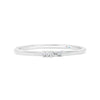 Letter V Morse Code Diamond Stacking Ring - Gem-imas Diamond Jewellery