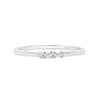 Letter W Morse Code Diamond Stacking Ring - Gem-imas Diamond Jewellery