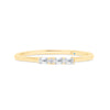 Letter Y Morse Code Diamond Stacking Ring - Gem-imas Diamond Jewellery