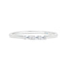 Letter Y Morse Code Diamond Stacking Ring - Gem-imas Diamond Jewellery