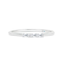  Letter Y Morse Code Diamond Stacking Ring - Gem-imas Diamond Jewellery