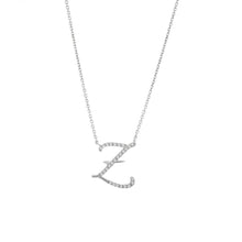  Love Letters - Diamond Initial Pendant Z - Gem-imas Diamond Jewellery