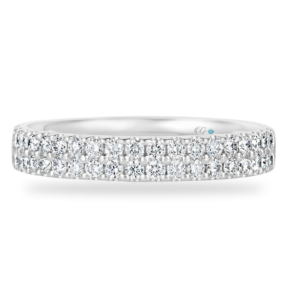 Double Row Diamond Ring - Gem-imas Diamond Jewellery